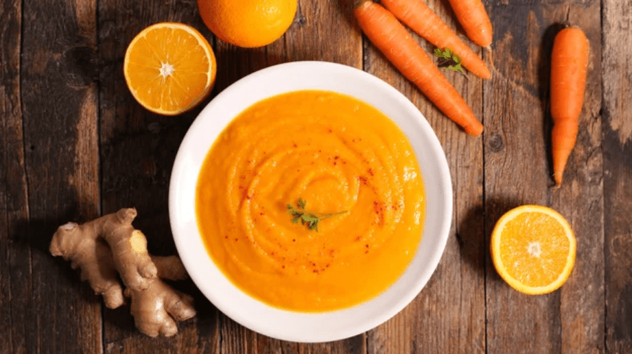 Immune Boosting Carrot Ginger soup