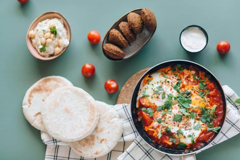Shakshuka North-African Poached Eggs