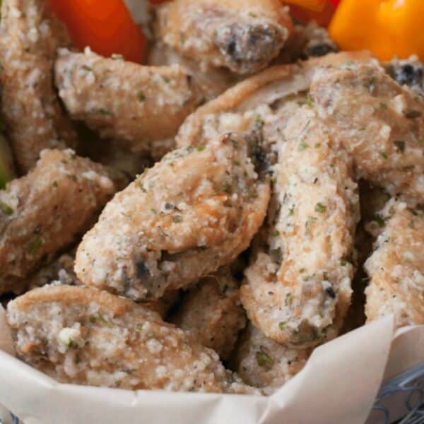 keto crispy baked garlic parmesan wings recipe