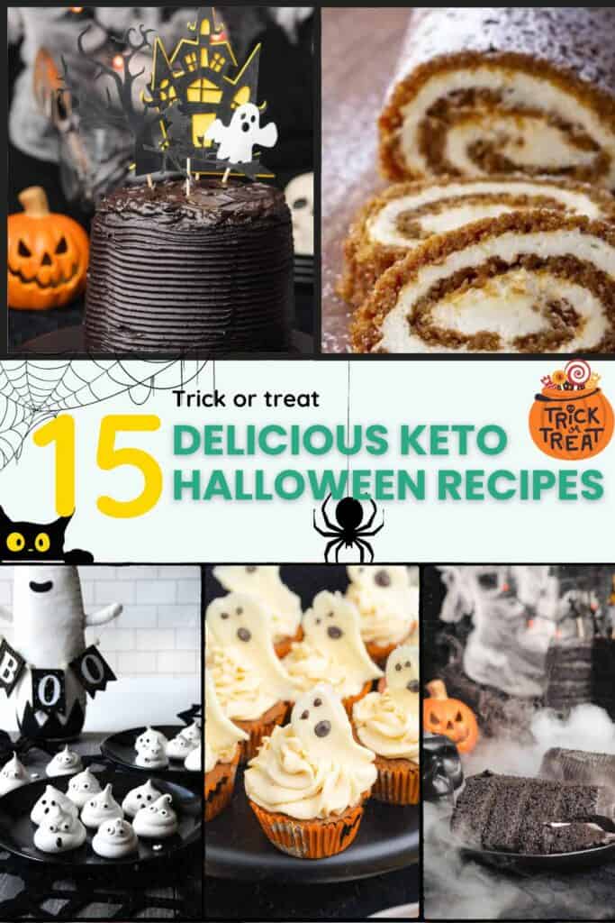 15 keto Halloween recipes pin