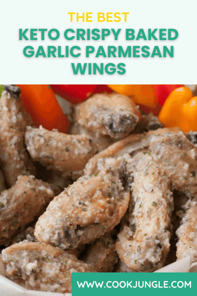keto crispy baked garlic parmesan wings