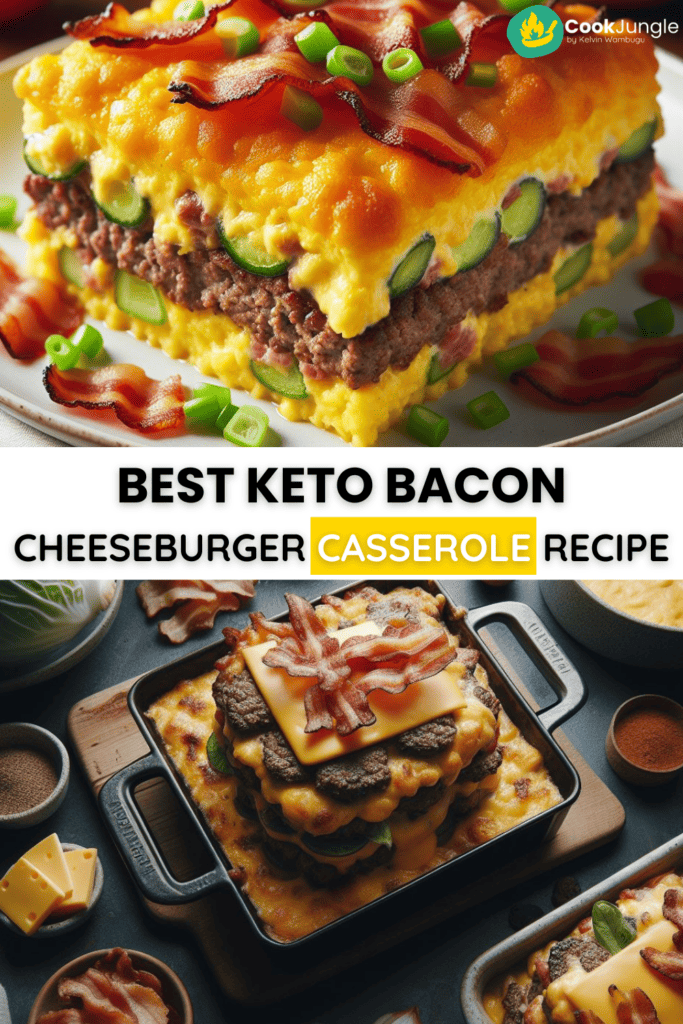 The Best Keto Bacon Cheeseburger Casserole recipe